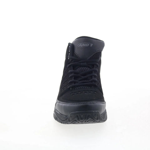 AND1 Pulse 2.0 AD90080MBB Mens Black Synthetic Athletic Basketball Shoes