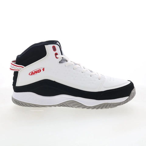 AND1 Pulse 2.0 AD90080MWX Mens White Synthetic Athletic Basketball Shoes