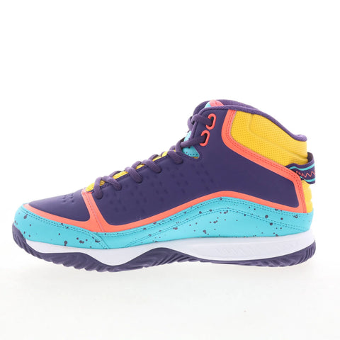 AND1 Pulse 2.0 TPR AD90200MUZ Mens Purple Athletic Basketball Shoes