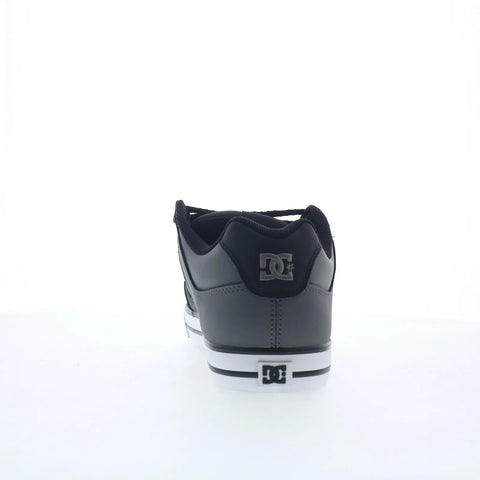 DC Pure 300660-XKSS Mens Gray Leather Lace Up Skate Inspired Sneakers Shoes