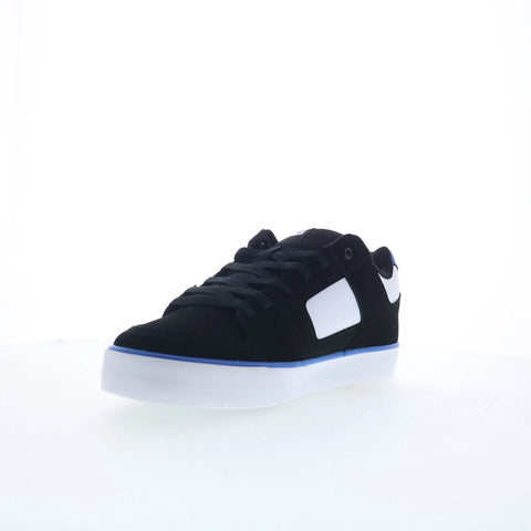 DC Pure DC01782005-BKBLWH Mens Black Nubuck Skate Inspired Sneakers Shoes
