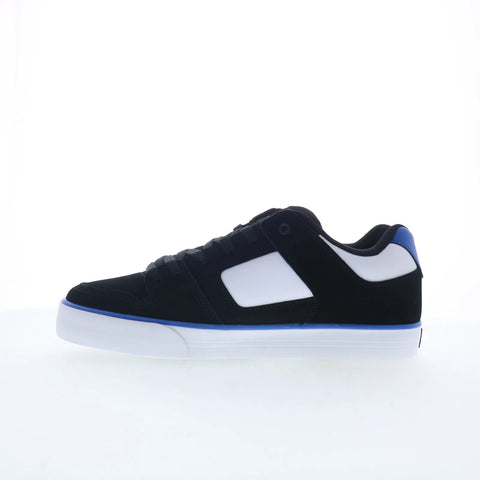 DC Pure DC01782005-BKBLWH Mens Black Nubuck Skate Inspired Sneakers Shoes