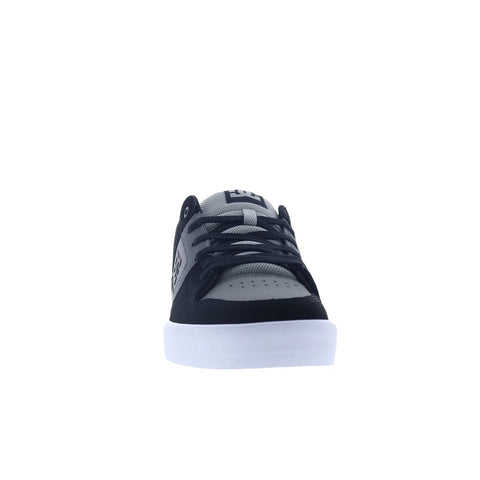 DC Pure DC01782008-GRYBLK Mens Gray Nubuck Skate Inspired Sneakers Shoes