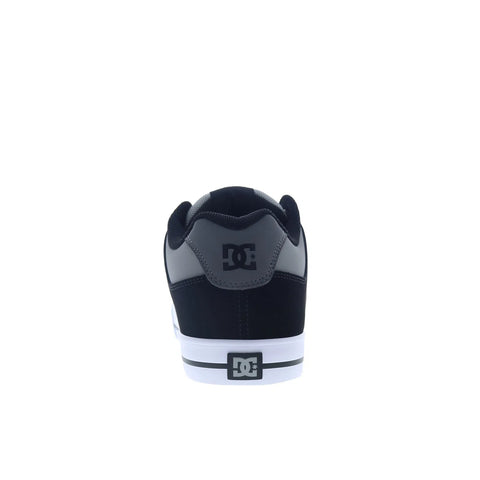 DC Pure DC01782008-GRYBLK Mens Gray Nubuck Skate Inspired Sneakers Shoes