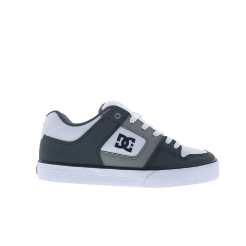DC Pure DC01782027-GYLGWH Mens Gray Leather Skate Inspired Sneakers Shoes
