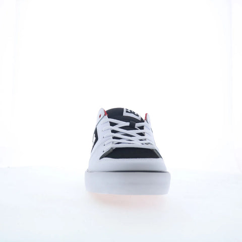 DC Pure DC01782110-WHBKRD Mens White Leather Skate Inspired Sneakers Shoes