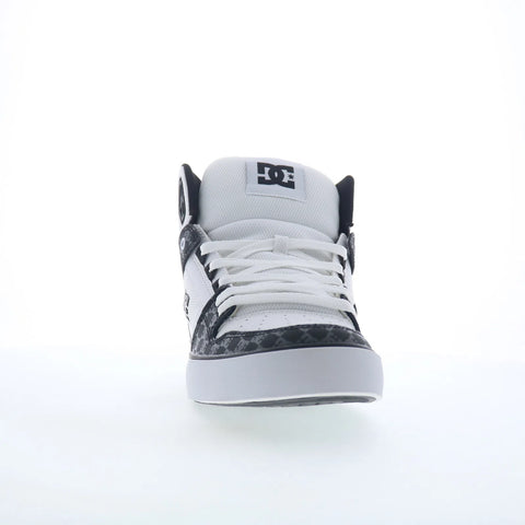 DC Pure High-Top WC ADYS400043-BWG Mens White Skate Inspired Sneakers Shoes