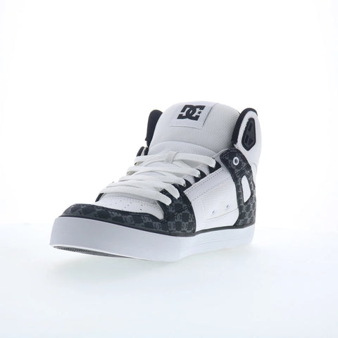 DC Pure High-Top WC ADYS400043-BWG Mens White Skate Inspired Sneakers Shoes