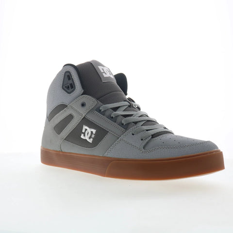 DC Pure High-Top WC ADYS400043-XSWS Mens Gray Skate Inspired Sneakers Shoes