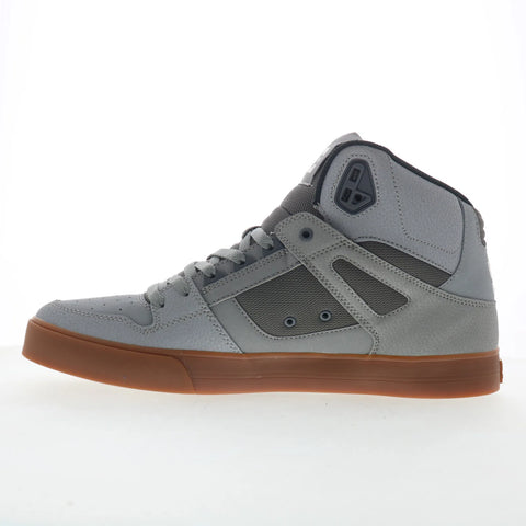 DC Pure High-Top WC ADYS400043-XSWS Mens Gray Skate Inspired Sneakers Shoes