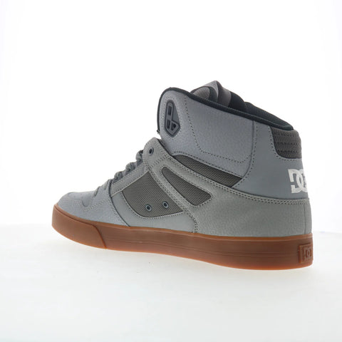 DC Pure High-Top WC ADYS400043-XSWS Mens Gray Skate Inspired Sneakers Shoes