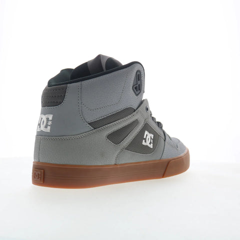 DC Pure High-Top WC ADYS400043-XSWS Mens Gray Skate Inspired Sneakers Shoes