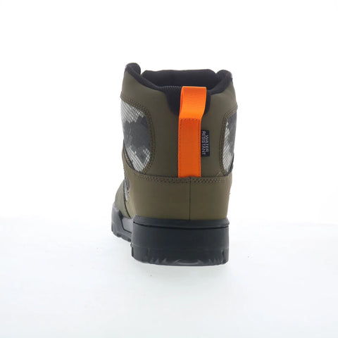DC Pure High-Top WR Boot Mens Green Leather Skate Inspired Sneakers Shoes