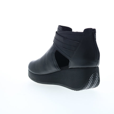 Volatile Flagstaff PV306 Womens Black Leather Zipper Ankle & Booties Boots