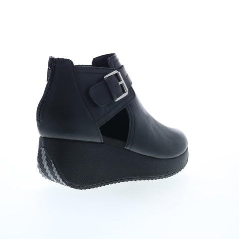 Volatile Flagstaff PV306 Womens Black Leather Zipper Ankle & Booties Boots