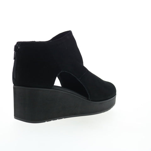 Volatile Bianca PV310 Womens Black Suede Zipper Ankle & Booties Boots