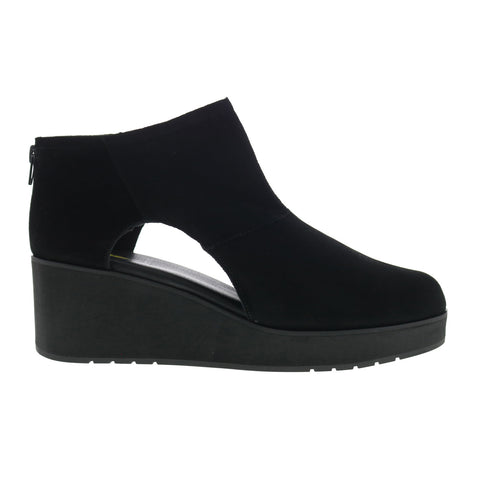 Volatile Bianca PV310 Womens Black Suede Zipper Ankle & Booties Boots