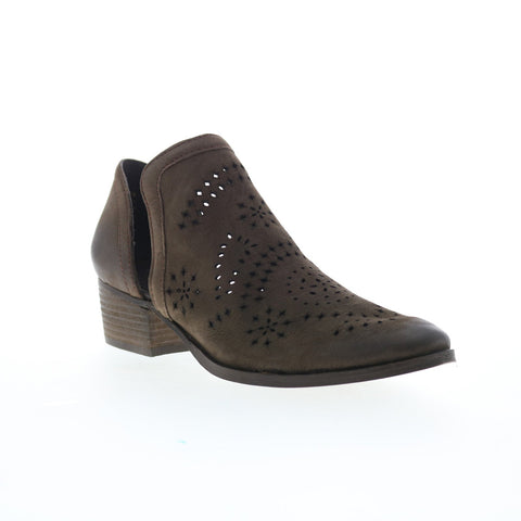 Very Volatile Zamora PVV701 Womens Brown Leather Ankle & Booties Boots