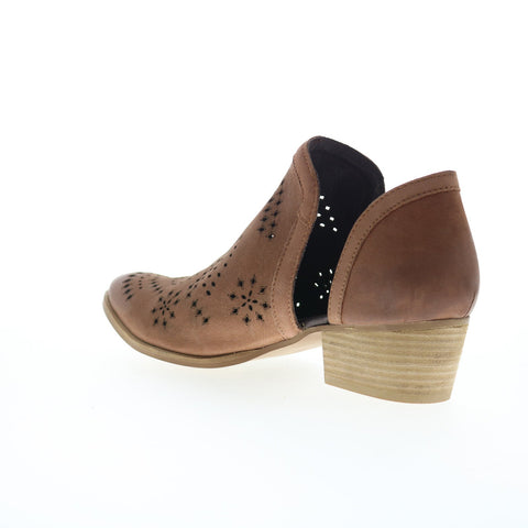 Very Volatile Zamora PVV701 Womens Brown Leather Ankle & Booties Boots