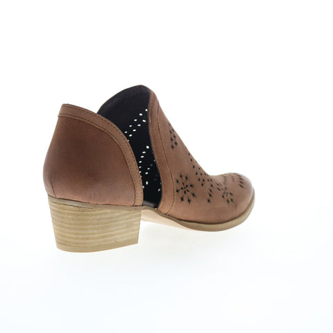 Very Volatile Zamora PVV701 Womens Brown Leather Ankle & Booties Boots