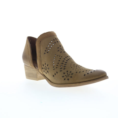 Very Volatile Zamora PVV701 Womens Brown Leather Ankle & Booties Boots