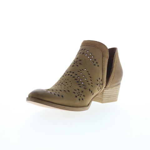 Very Volatile Zamora PVV701 Womens Brown Leather Ankle & Booties Boots