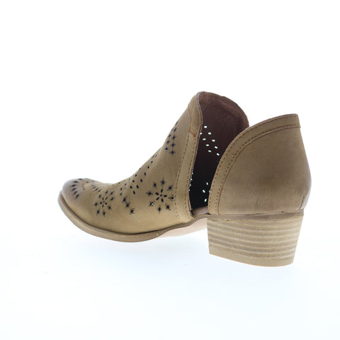 Very Volatile Zamora PVV701 Womens Brown Leather Ankle & Booties Boots