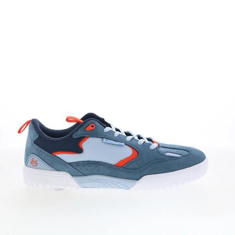 ES Quattro 5101000174443 Mens Blue Suede Skate Inspired Sneakers Shoes