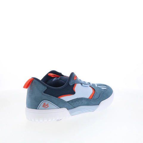 ES Quattro 5101000174443 Mens Blue Suede Skate Inspired Sneakers Shoes