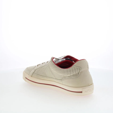 Pajar Queens 47067 Mens Beige Leather Lace Up Lifestyle Sneakers Shoes