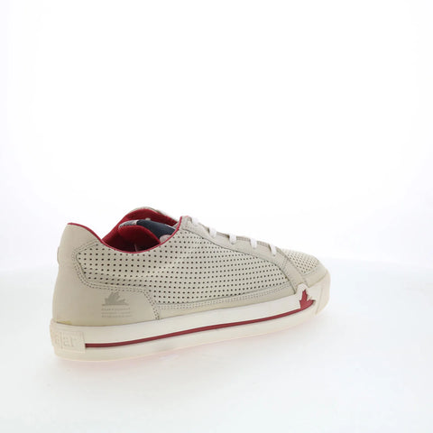 Pajar Queens 47067 Mens Beige Leather Lace Up Lifestyle Sneakers Shoes