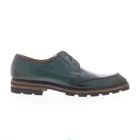 Mezlan Lug Sole Spectator Derby R21235 Mens Green Oxfords Casual Shoes