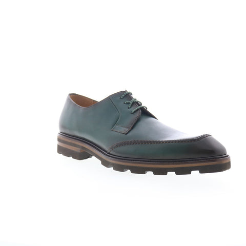 Mezlan Lug Sole Spectator Derby R21235 Mens Green Oxfords Casual Shoes