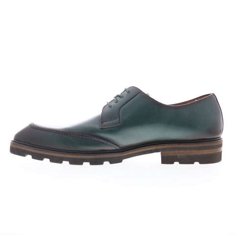 Mezlan Lug Sole Spectator Derby R21235 Mens Green Oxfords Casual Shoes