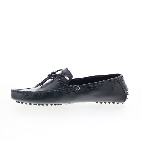 Rustic Asphalt Van Pool R93640 Mens Black Loafers & Slip Ons Boat Shoes Shoes