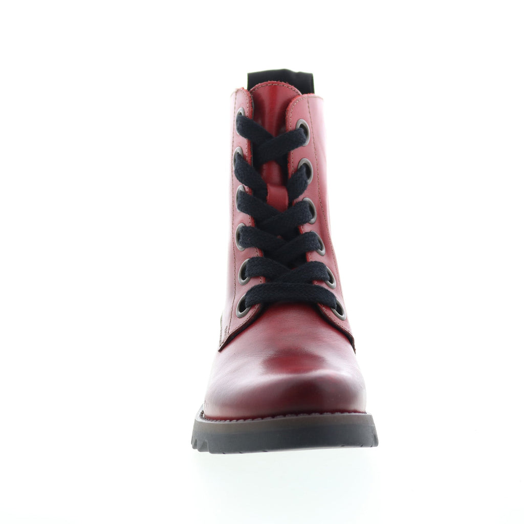 Fly London Ragi RAGI539FLY-006 Womens Red Leather Casual Dress Boots ...