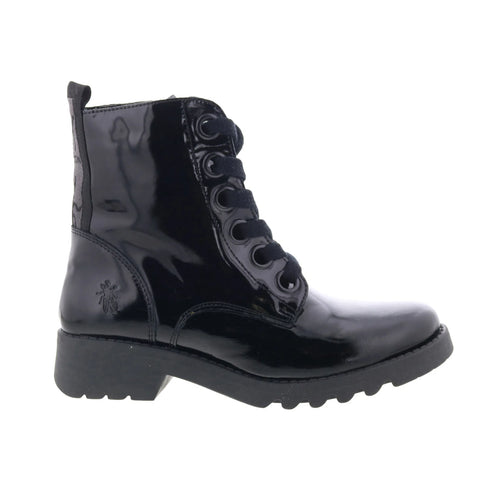 Fly London Ragi RAGI539FLY-024 Womens Black Leather Casual Dress Boots