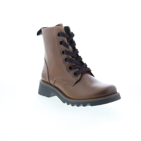 Fly London Ragi RAGI539FLY-016 Womens Brown Leather Casual Dress Boots