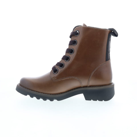 Fly London Ragi RAGI539FLY-016 Womens Brown Leather Casual Dress Boots