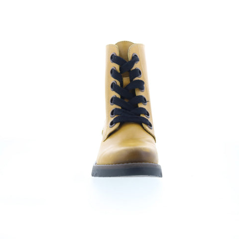 Fly London Ragi RAGI539FLY-030 Womens Yellow Leather Casual Dress Boots