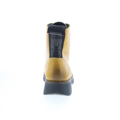 Fly London Ragi RAGI539FLY-030 Womens Yellow Leather Casual Dress Boots