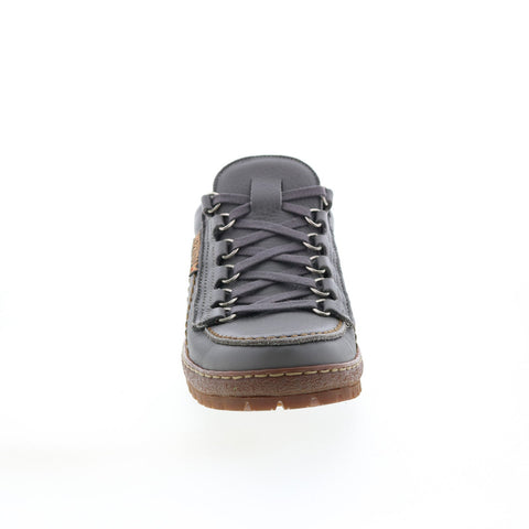 Mephisto Rainbow Mens Gray Leather Lace Up Lifestyle Sneakers Shoes
