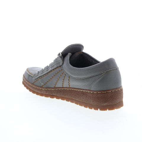 Mephisto Rainbow Mens Gray Leather Lace Up Lifestyle Sneakers Shoes