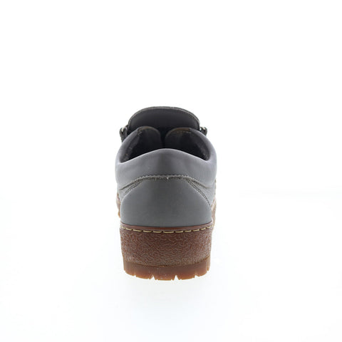 Mephisto Rainbow Mens Gray Leather Lace Up Lifestyle Sneakers Shoes