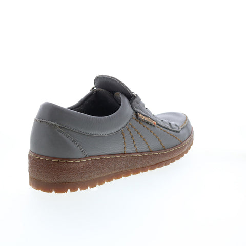 Mephisto Rainbow Mens Gray Leather Lace Up Lifestyle Sneakers Shoes