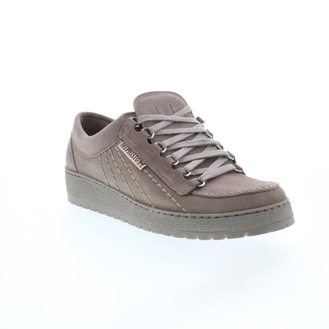 Mephisto Rainbow Mens Gray Suede Lace Up Lifestyle Sneakers Shoes