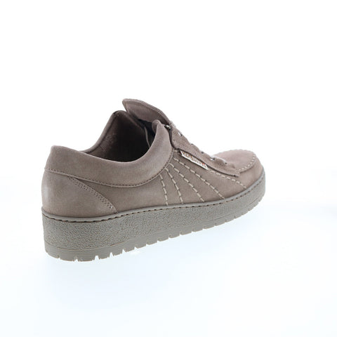 Mephisto Rainbow Mens Gray Suede Lace Up Lifestyle Sneakers Shoes