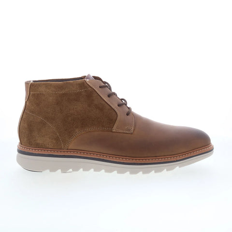 Johnston & Murphy Ralston 59-4292 Mens Brown Leather Lace Up Chukkas Boots
