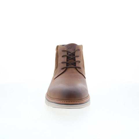 Johnston & Murphy Ralston 59-4292 Mens Brown Leather Lace Up Chukkas Boots