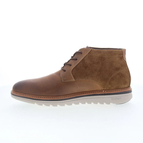 Johnston & Murphy Ralston 59-4292 Mens Brown Leather Lace Up Chukkas Boots